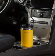 BOTELLA TRAVEL MUG FLIPLID ACERO INOXIDABLE AMARILLO 880ML