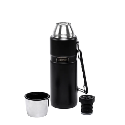 TERMO LIQUIDO KING ACERO INOX 1,2 LITROS NEGRO