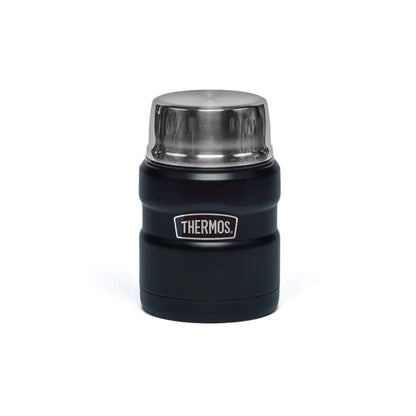 TERMO COMIDA 470ML KING ACERO INOXIDABLE NEGRO