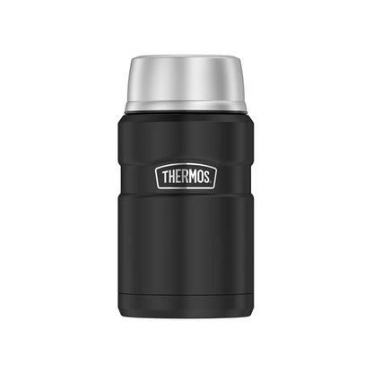 TERMO COMIDA 710ML KING ACERO INOX NEGRO