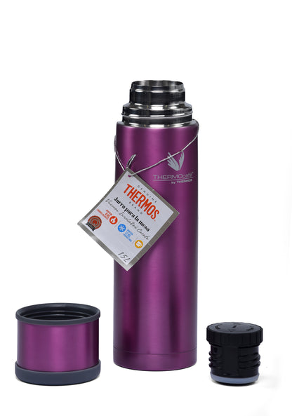 TERMO LÍQUIDO ACERO INOXIDABLE EVERYNIGHT PURPURA 1LT