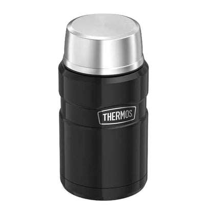 TERMO COMIDA 710ML KING ACERO INOX NEGRO
