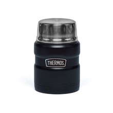 TERMO COMIDA 470ML KING ACERO INOXIDABLE NEGRO