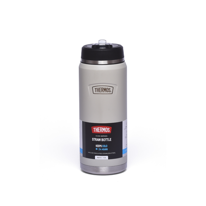 BOTELLA HIDRATACIÓN ICON ACERO INOXIDABLE 1.2LT SANDSTONE