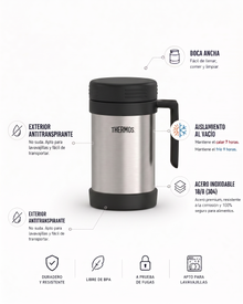 TERMO COMIDA ACERO 470ML CON ASA