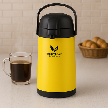 TERMO SIFÓN DE VIDRIO 1,5LT AMARILLO