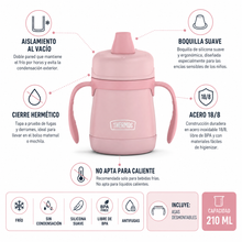 BOTELLA SIPPY KIDS 210ML PINK