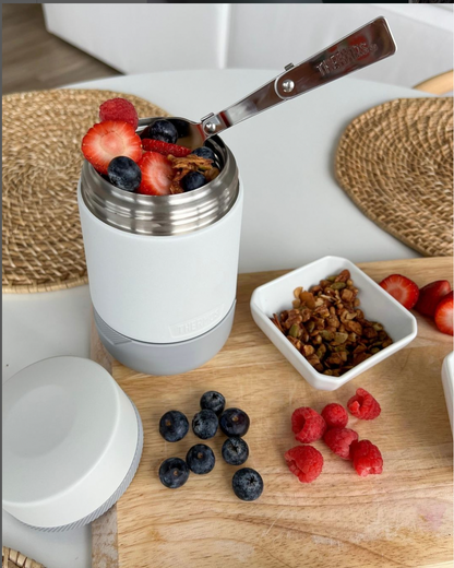 TERMO DE COMIDA ACERO INOXIDABLE WHITE 530 ML