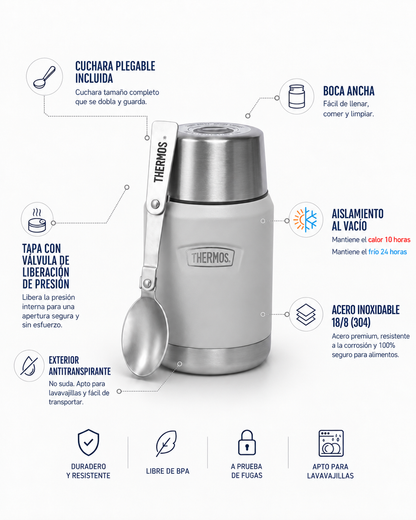 Thermos Termo comida 470 ml Icon acero inoxidable – Sandstone