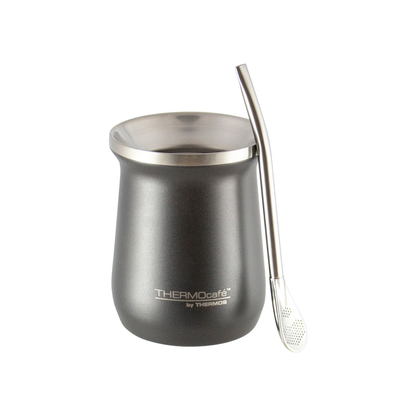 SET MATERO ACERO INOXIDABLE 260 ML C/BOMBILLA