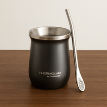 SET MATERO ACERO INOXIDABLE 260 ML C/BOMBILLA