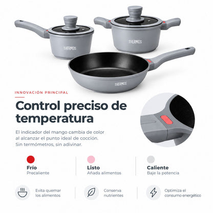 Thermos Sarten 20 cm Aluminio Fundido - TFC