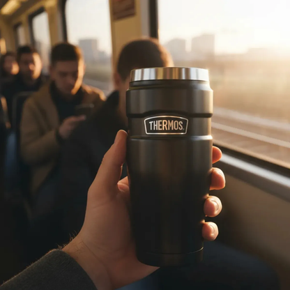 TERMO MUG 470ML KING NEGRO