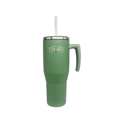 TRAVEL MUG STRAW INOX OUTDO 850ML VERDE