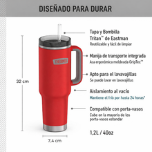 TRAVEL MUG AC INOX ICON 1.2L CRIMSON