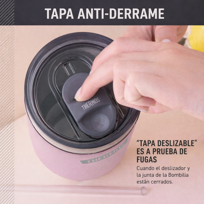 TRAVEL MUG AC INOX ICON 1.2L SUNSET PINK