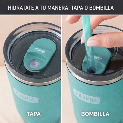 TRAVEL MUG AC INOX ICON 1.2L SEA GREEN