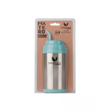 TERMO MATERO AQUA CON BOMBILLA 400ML