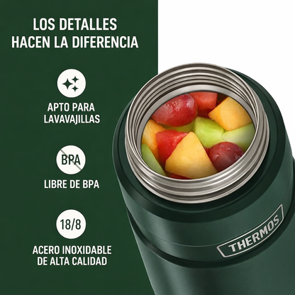 TERMO COMIDA ACERO INOX KING 710ML MATT GREEN