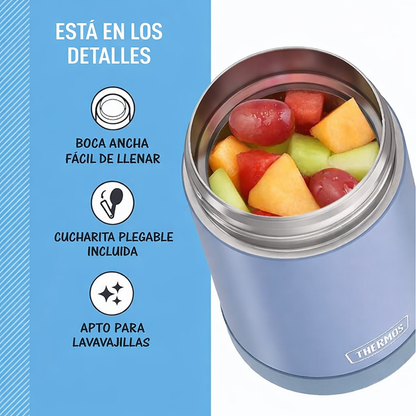 TERMO COMIDA  ACERO INOX  470ML DENIM BLUE