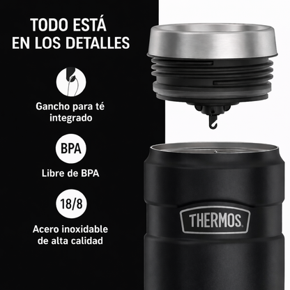 TERMO MUG 470ML KING NEGRO