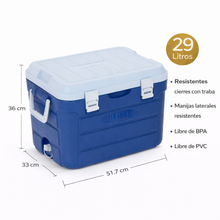 THERMOS COOLER DE 29 LITROS AZUL CoolerTransport SERIES