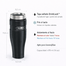 TERMO MUG 470ML KING NEGRO