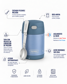 Thermos Termo comida Fun acero inoxidable 470 ml – Denim Blue