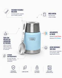 Thermos Termo comida 470 ml Icon acero inoxidable Glacier