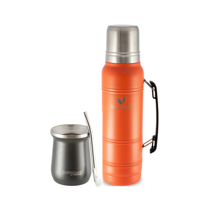 TERMO LIQUIDO MATERO 1.2 LT SUNSET + MATERO 260 ML