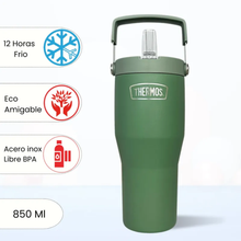 TRAVEL MUG FLIPLID INOX OUTDO 850ML VERDE
