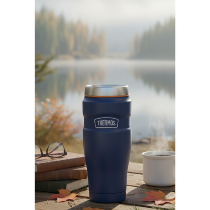 TERMO MUG ACERO INOX KING 470ML MATT NAVY