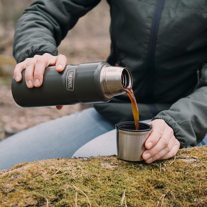 TERMO LIQUIDO KING  470ML ACERO INOXIDABLE ARMY GREEN