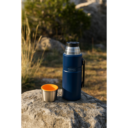 TERMO LIQUIDO ACERO INOX KING 1,2L MATT NAVY