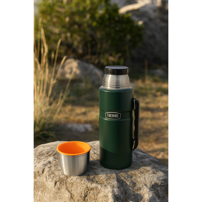 TERMO LIQUIDO ACERO INOX KING 2L MATT GREEN