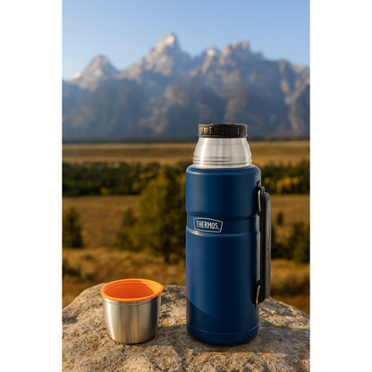 TERMO LIQUIDO ACERO INOX KING 2L MATT NAVY