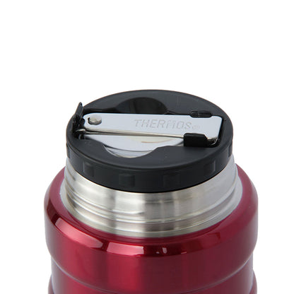 TERMO COMIDA 470ML KING ACERO INOX ROJO