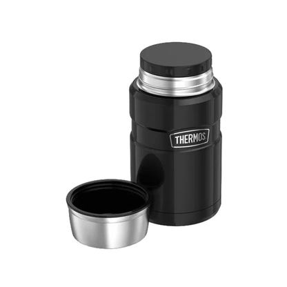 TERMO COMIDA 710ML KING ACERO INOX NEGRO