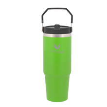 BOTELLA TRAVEL MUG FLIPLID ACERO INOXIDABLE VERDE 880ML