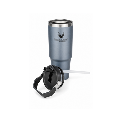 MUG TERMICO ACERO INOXIDABLE FLIP LID 880 ML ICE BLUE