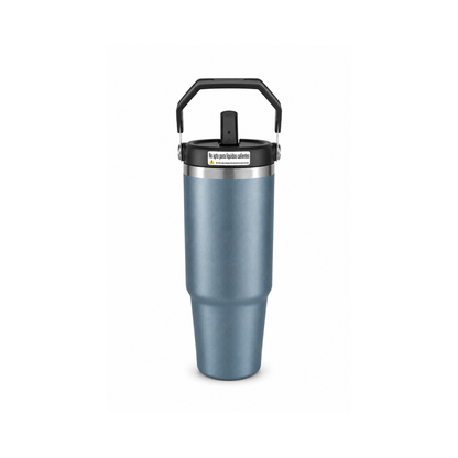 MUG TERMICO ACERO INOXIDABLE FLIP LID 880 ML ICE BLUE