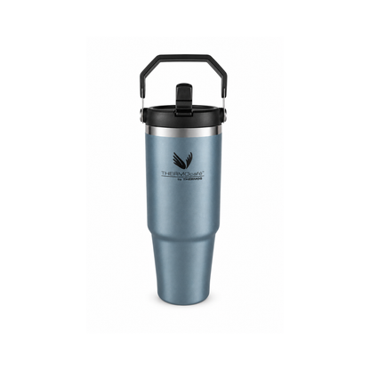 MUG TERMICO ACERO INOXIDABLE FLIP LID 880 ML ICE BLUE