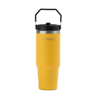 BOTELLA TRAVEL MUG FLIPLID ACERO INOXIDABLE AMARILLO 880ML