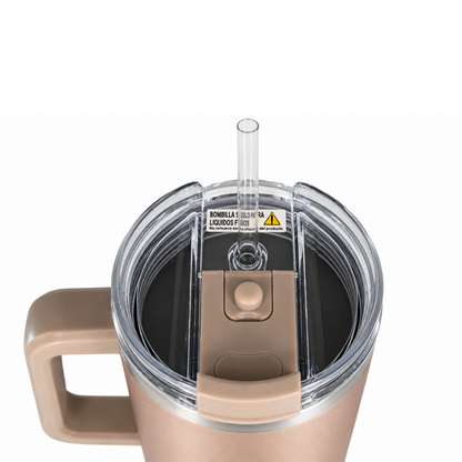 VASO TERMICO QUENCHER ACERO INOXIDABLE 1,2 LT ROSE